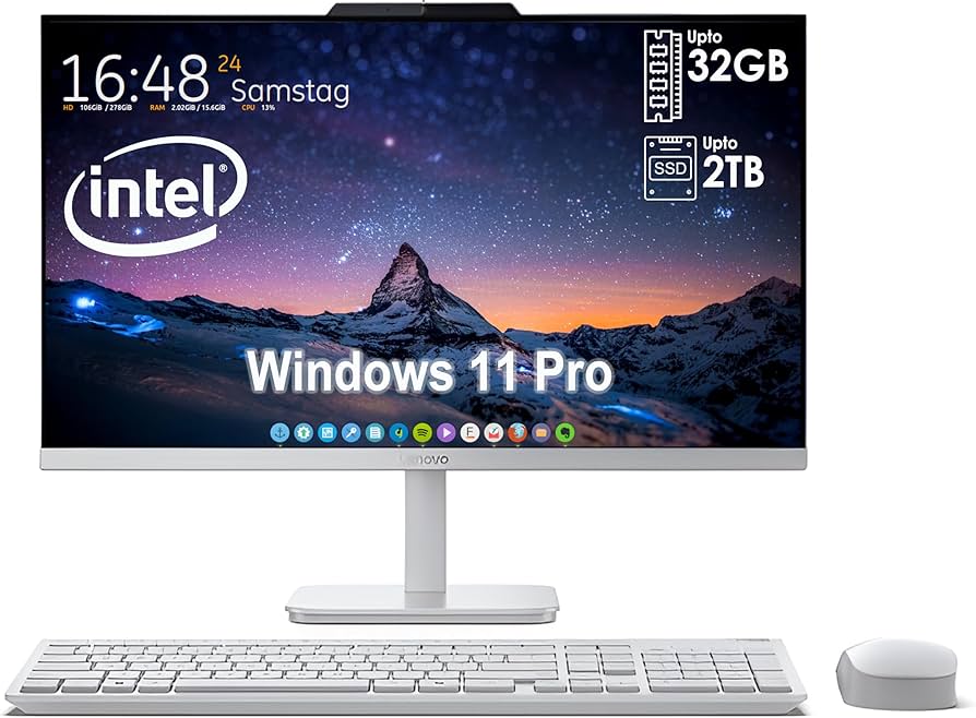 Windowsデスクトップ Lenovo V530 Corei3 16G 256G+500G Win11pr Amazon.com: Lenovo All in One Desktop with Intel Ultra-Fast 4-Core